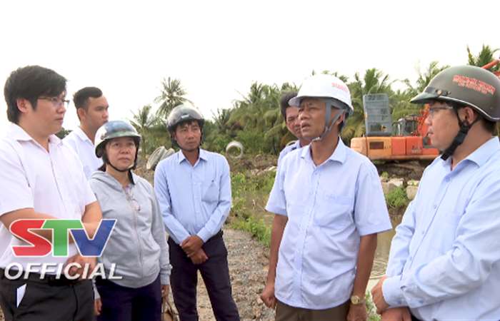 Bí thư Tỉnh uỷ kiểm tra các công trình trọng điểm trên địa bàn TP. Sóc Trăng